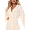 Szlafrok damski długi L&L 2413 Camelia roz M-2XL
