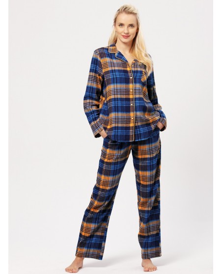 Piżama damska z flaneli Key LNS 481 dł/r S-XL