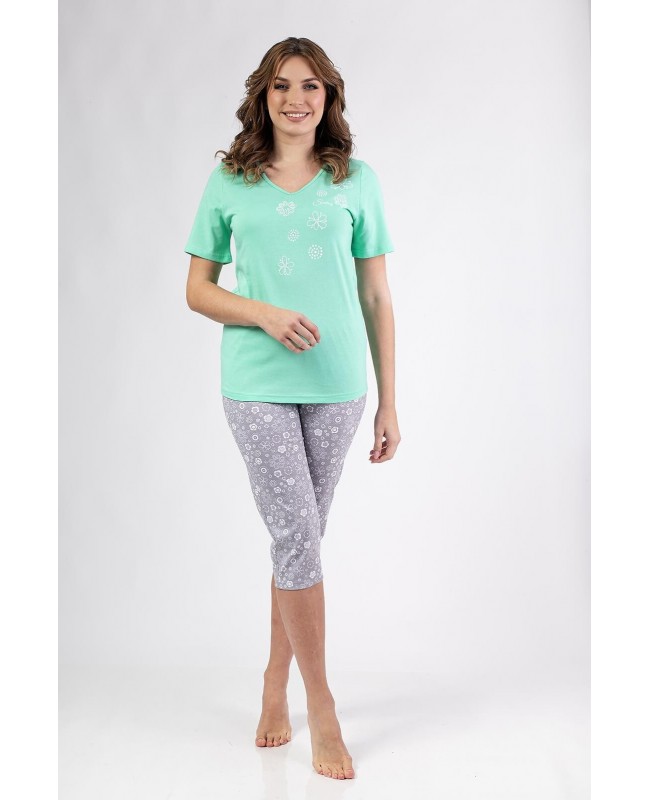Piżama damska Regina 696 kr/r M-XL W25 – komfort i styl na co dzień