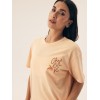 Piżama damska Henderson Ladies 42684 Naranja – bawełniana, krótki rękaw, owocowy print
