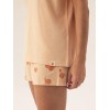 Piżama damska Henderson Ladies 42684 Naranja – bawełniana, krótki rękaw, owocowy print