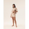 Piżama damska Henderson Ladies 42780 Nilsa kr/r – bawełna waflowa, krótkie spodenki, S–XL