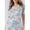 Koszula nocna damska M-Max Leveza 1587 Irma kr/r M-2XL – kobieca elegancja i komfort