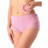 Figi damskie Key LPF 002 Bamboo S–3XL – maxi bikini, koronka, dzianina bambusowa, pudełko