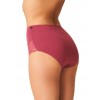 Figi damskie Key LPF 002 Bamboo S–3XL – maxi bikini, koronka, dzianina bambusowa, pudełko