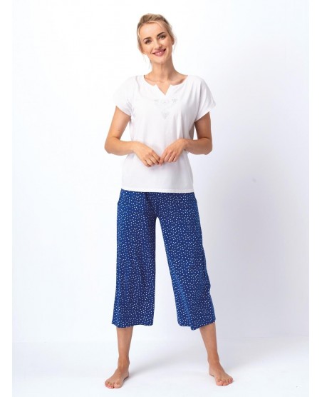 Letnia piżama damska Key LNS 623 A25 kr/r S-XL – komfort i kobiecy styl