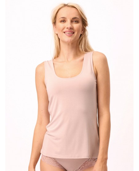 Koszulka damska Key LVS 001 Bamboo S-XL na szerokich ramiączkach z bambusa