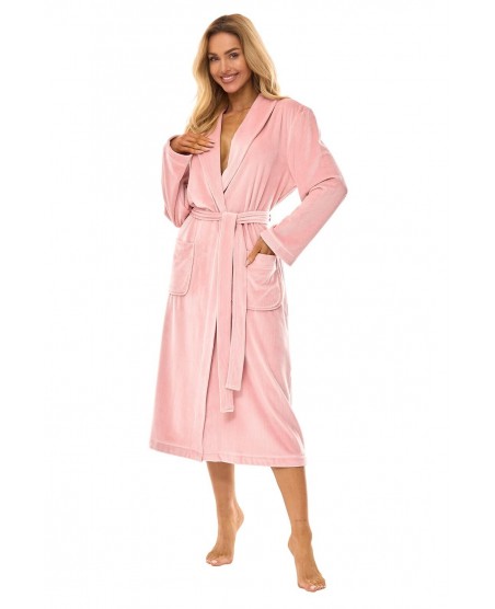 Szlafrok damski L&L 2510 Aura – stylowy komfort w wersji deluxe